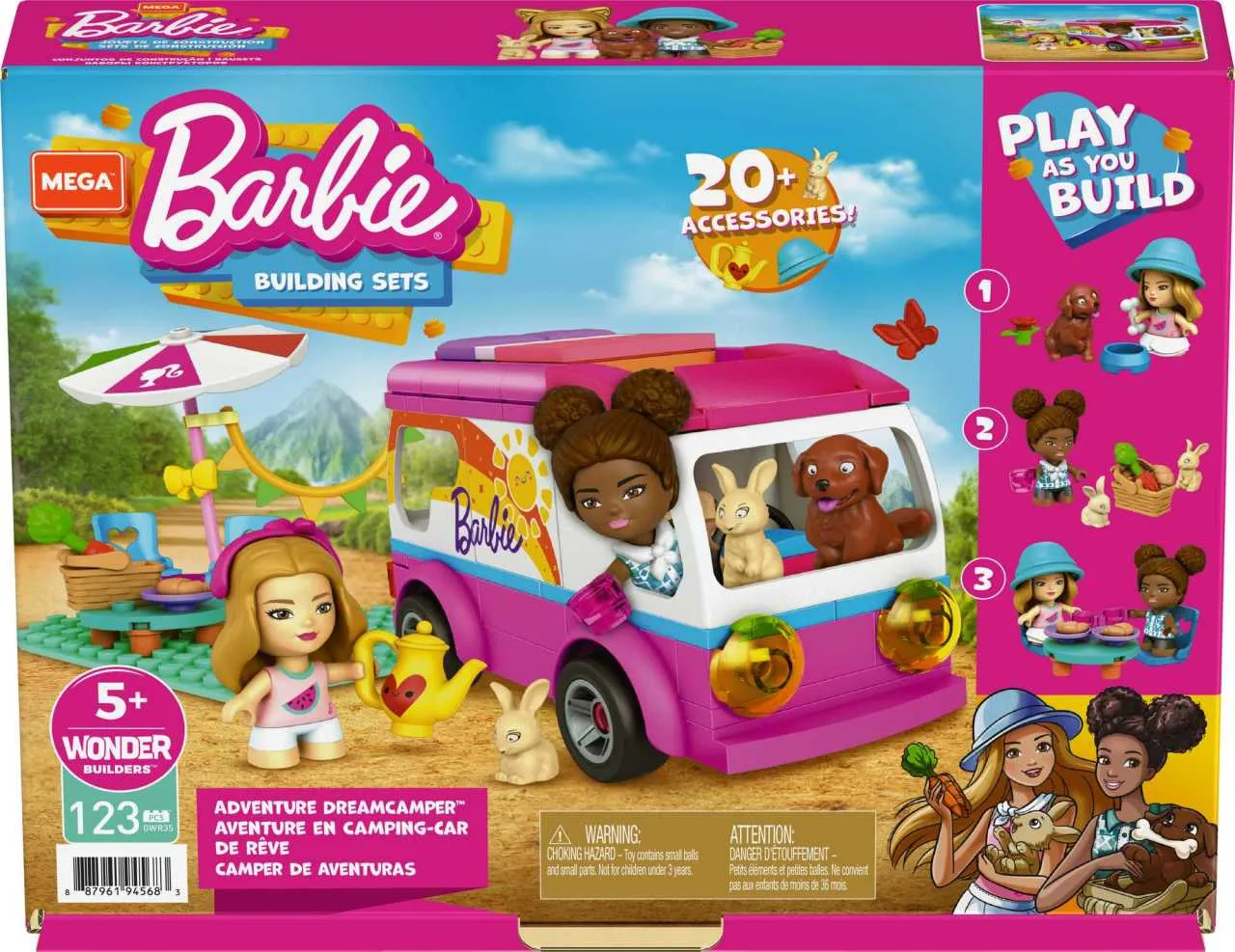 Barbie Mega Karavan Yapı Seti 123 Parça