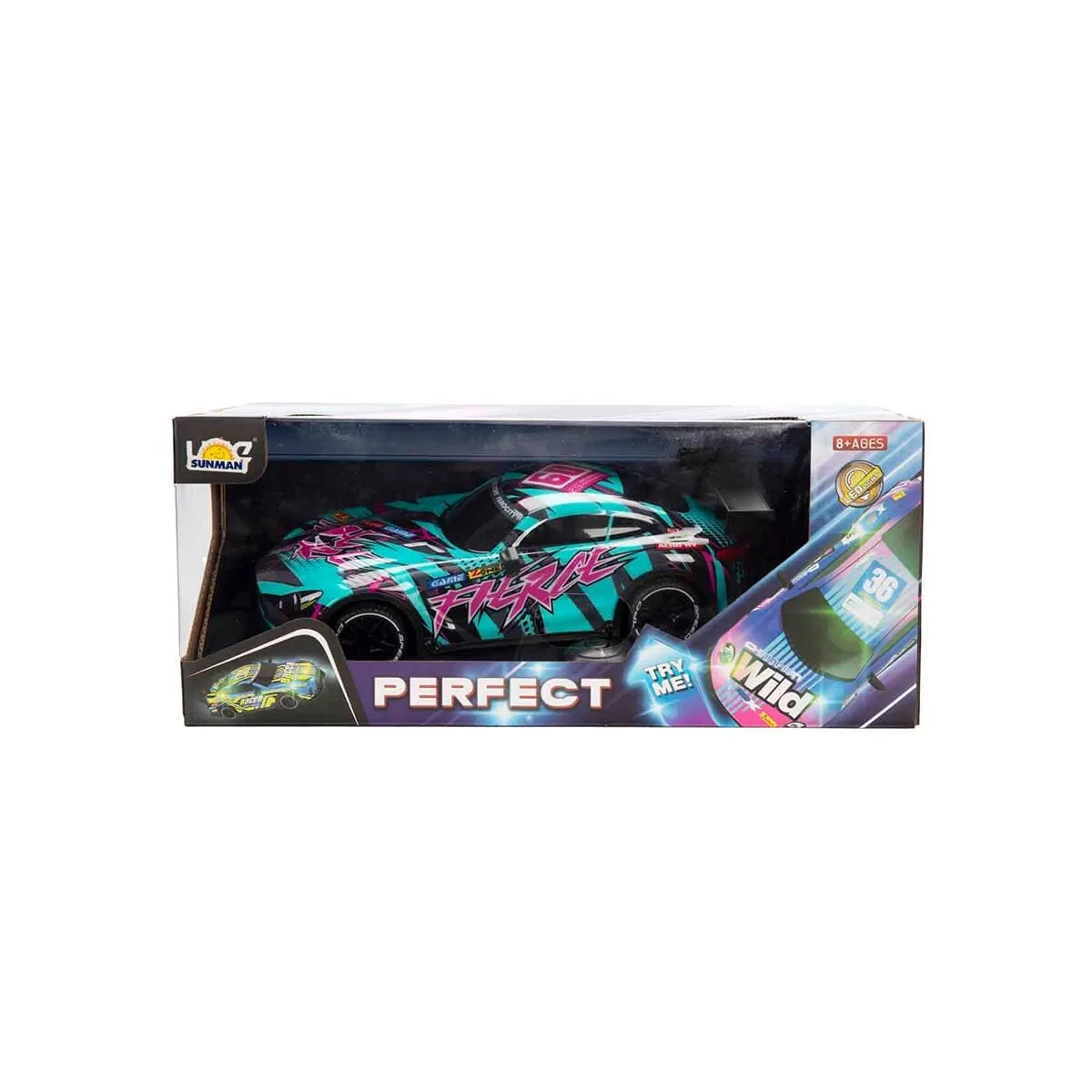 Sun-Rst-R C Araba 1:18 Yarış Perfect F Işıklı — görsel 6