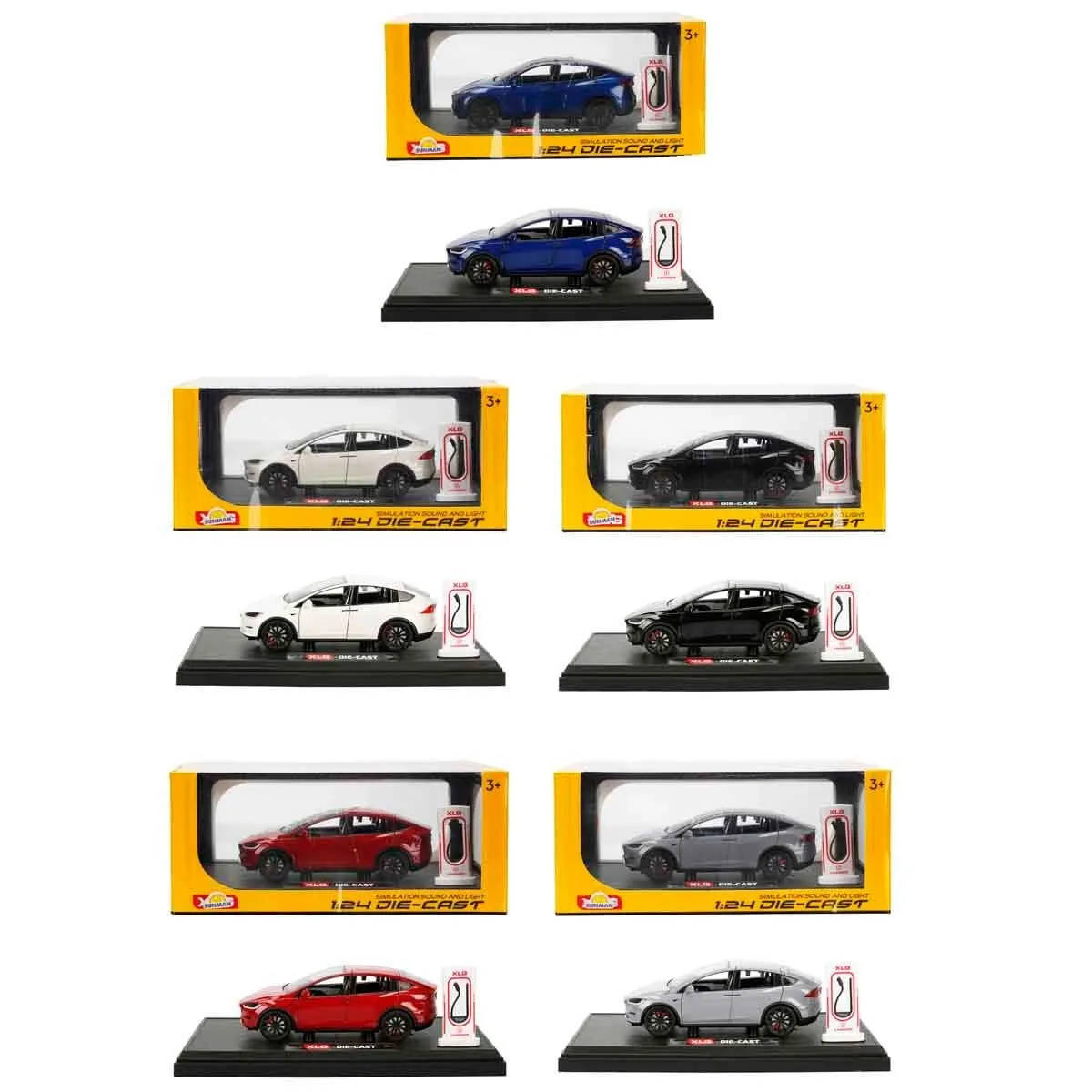 1 24 Araba Xlg Model-X 5R Sesli Işıklı