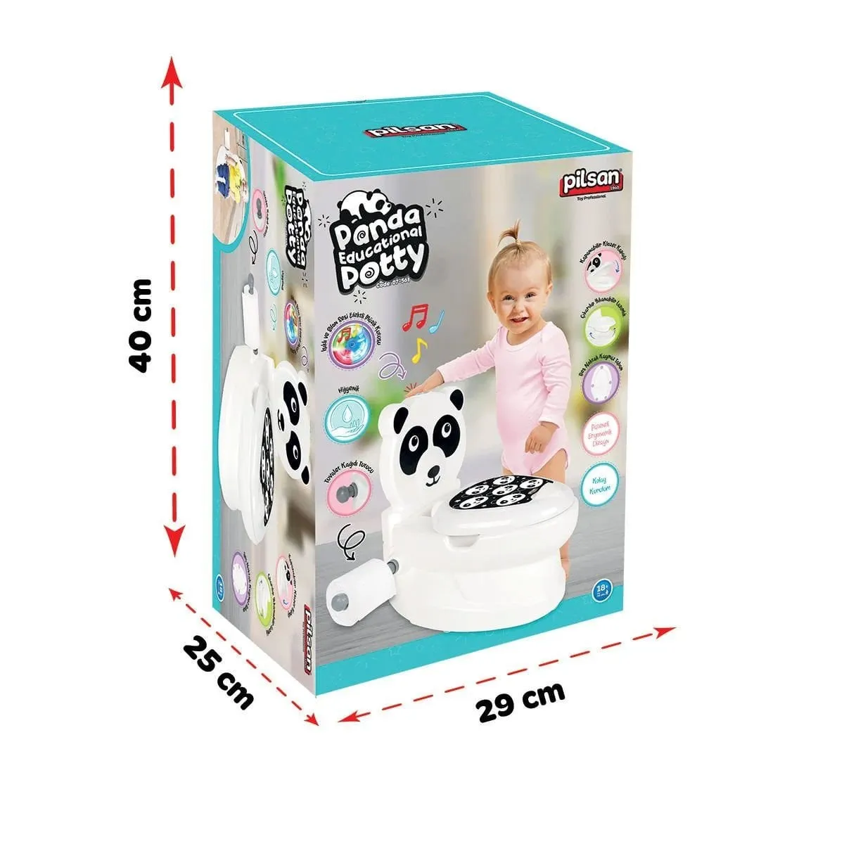 Pilsan Eğitici Panda Klozet — görsel 4