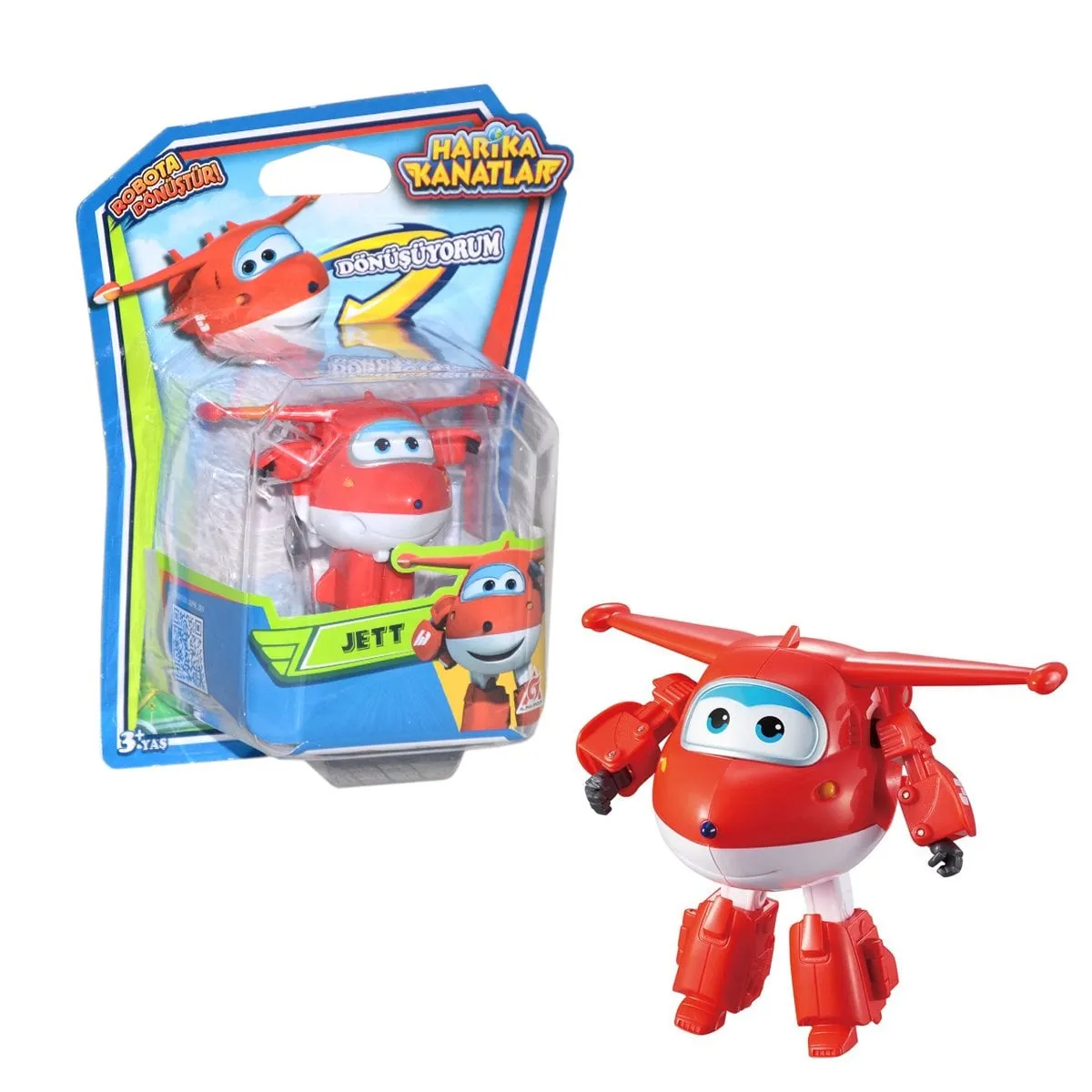 Harika Kanatlar Dönüşen JETT Mini Figür