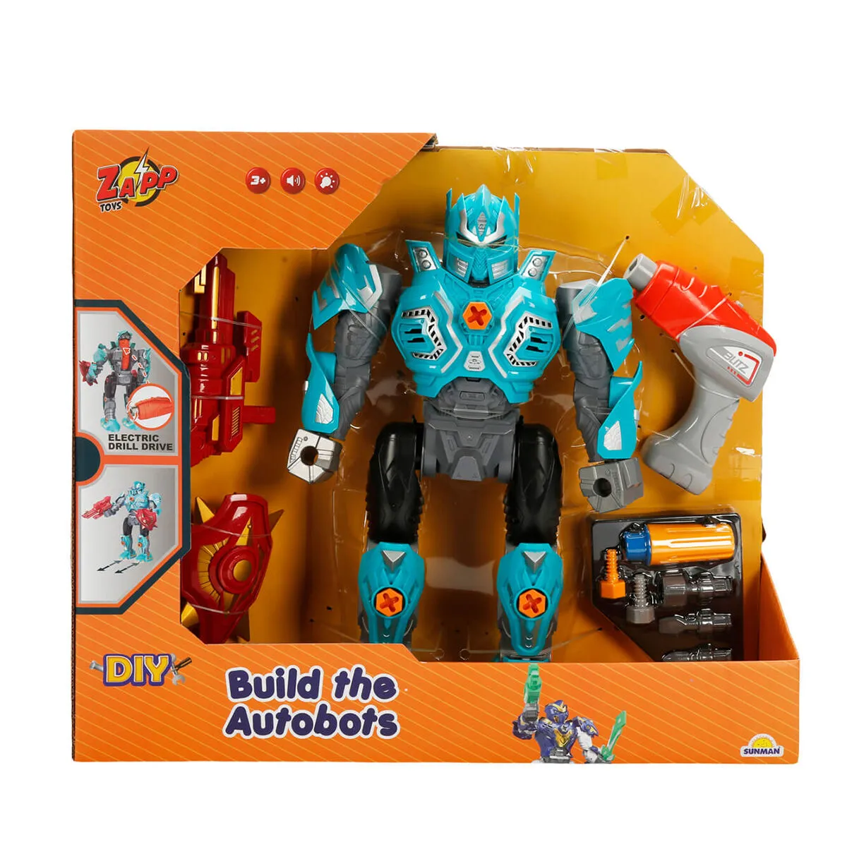 Zapp Toys Sesli ve Işıklı Sök Tak Robot — görsel 2