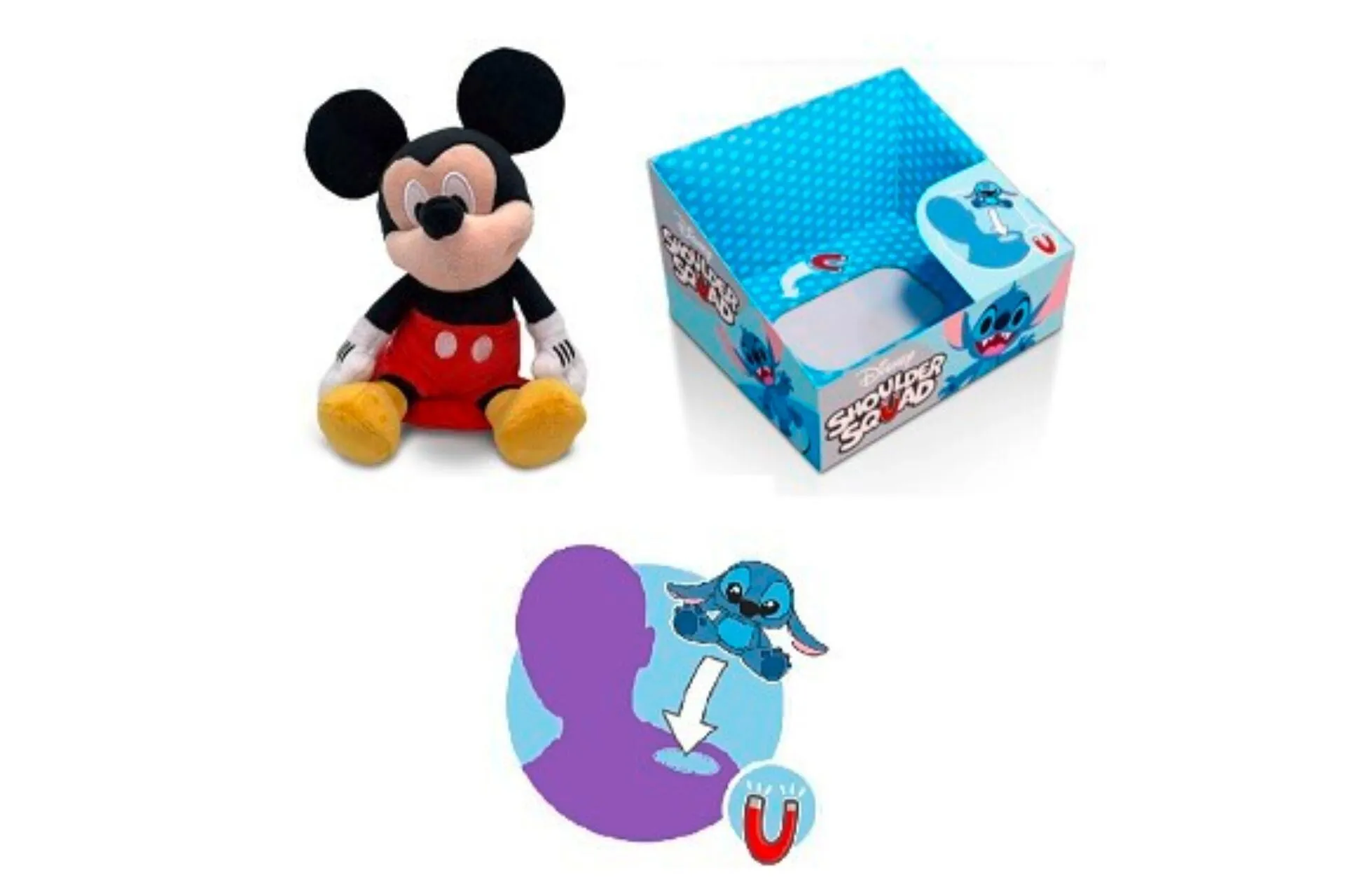 Disney Mickie Manyetik Peluş Figür — görsel 4