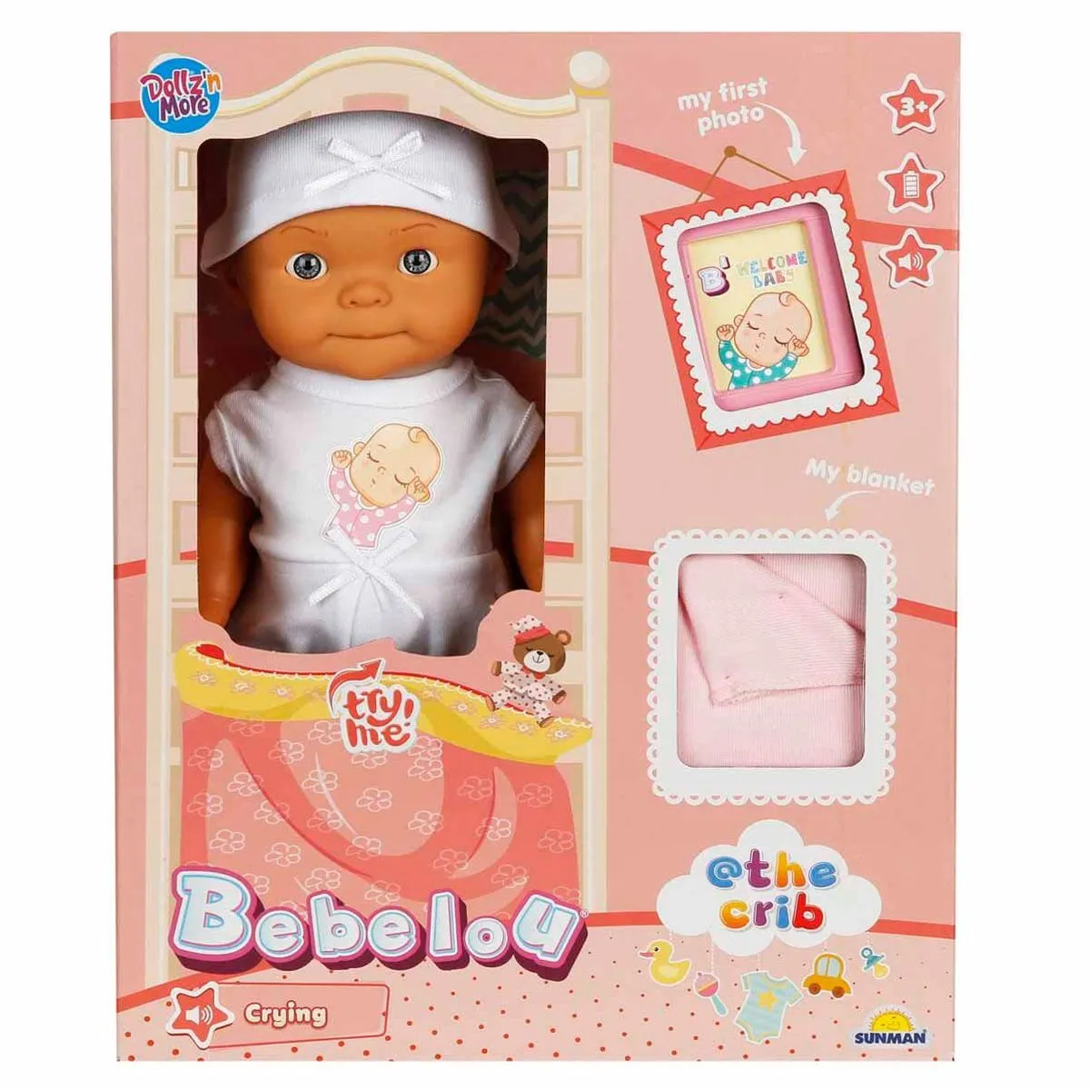 Bebelou Sesli Hoş Geldin Bebeği 30 cm