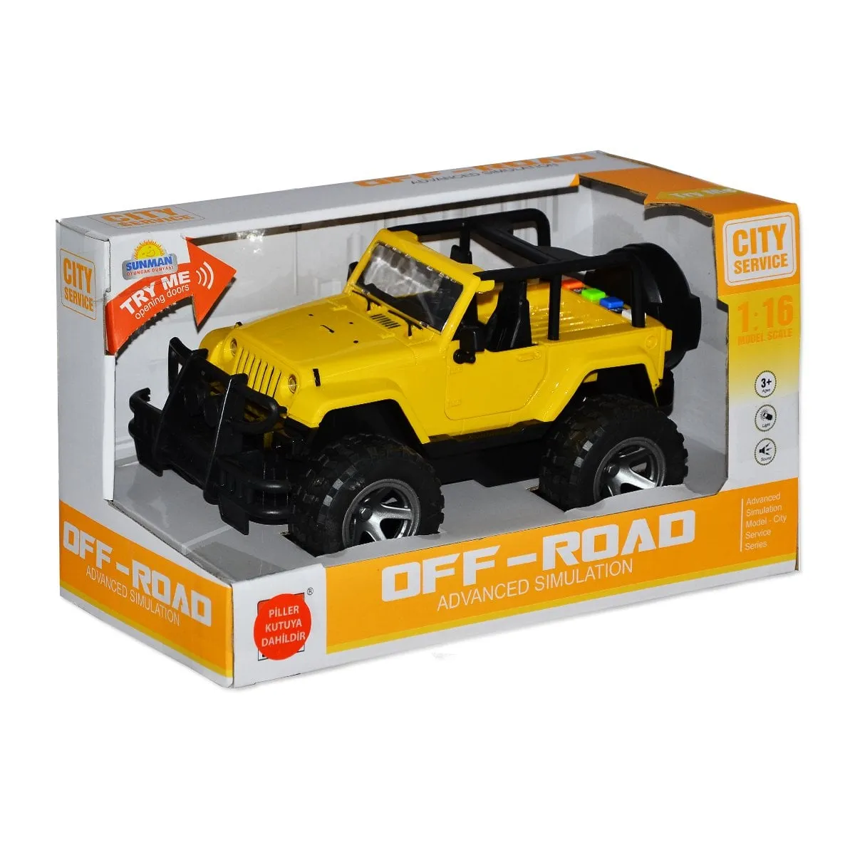 1:16 Sesli ve Işıklı Jeep — görsel 2