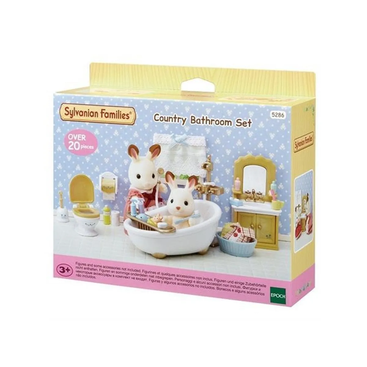 Sylvanian Families, Banyo Seti, 20 parça ,+3 yaş, figürler ayrı satılır.