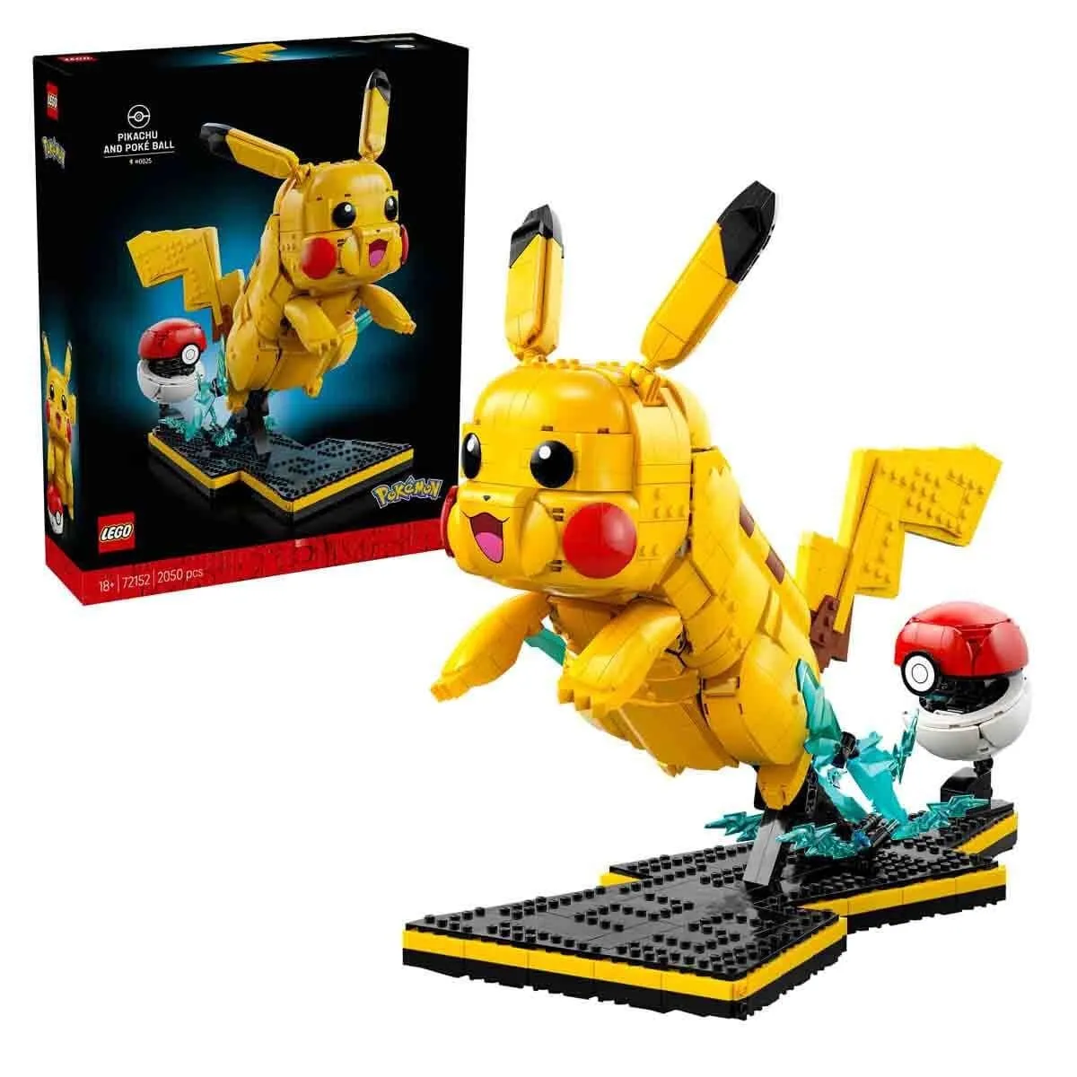 Lego Pokémon Pikachu ve Poké Topu 2050 parça +18 yaş