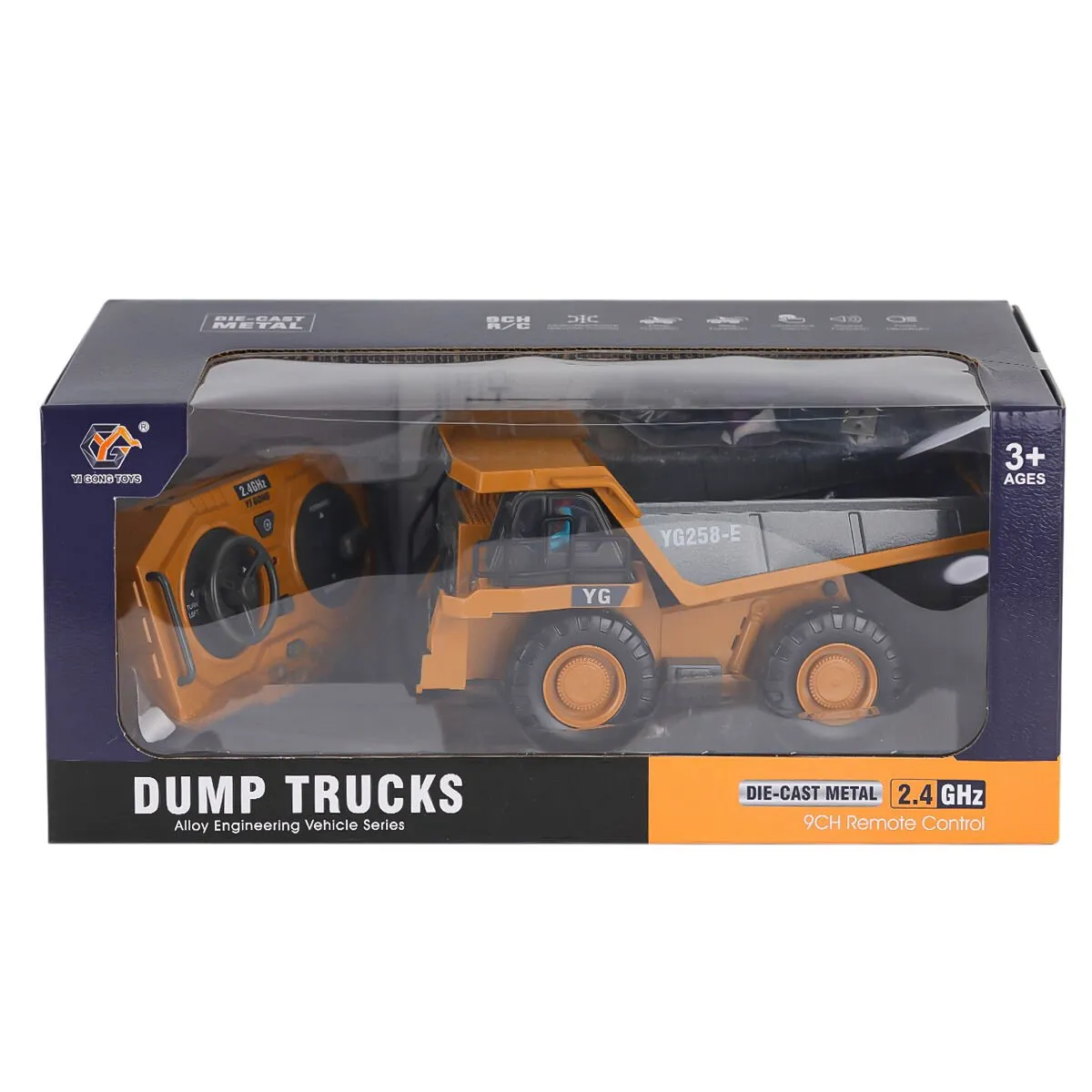 Kumandalı Damperli Kamyon İş Makinesi -Gepettoys