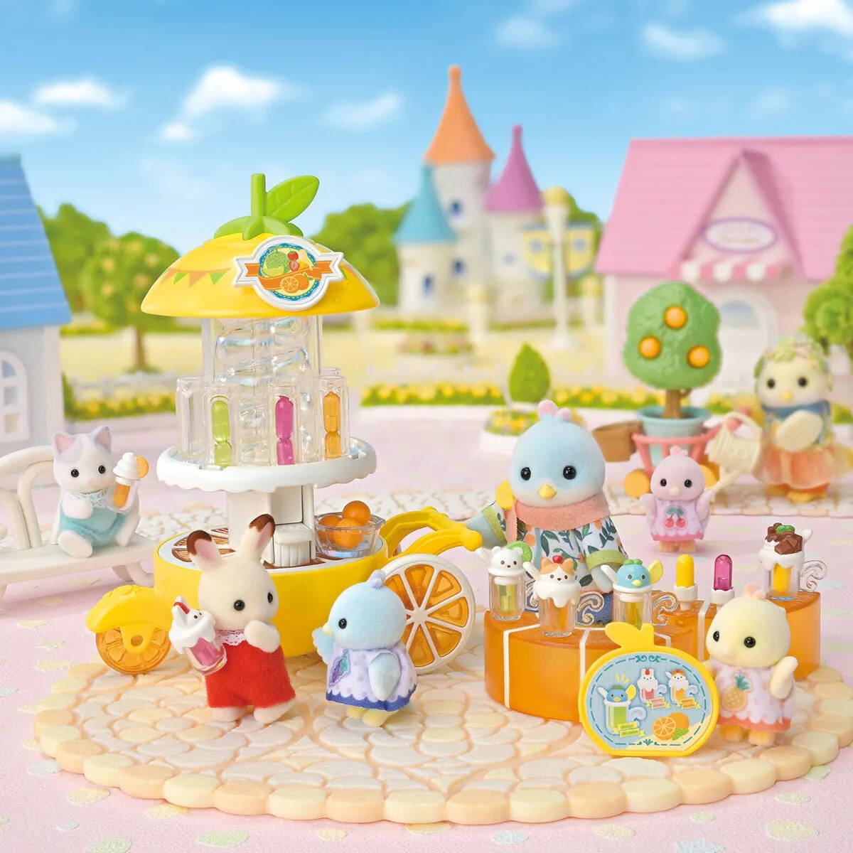Sylvanian Families Citrus Kuş Ailesi Meyve Suyu Standı +3 yaş — görsel 5