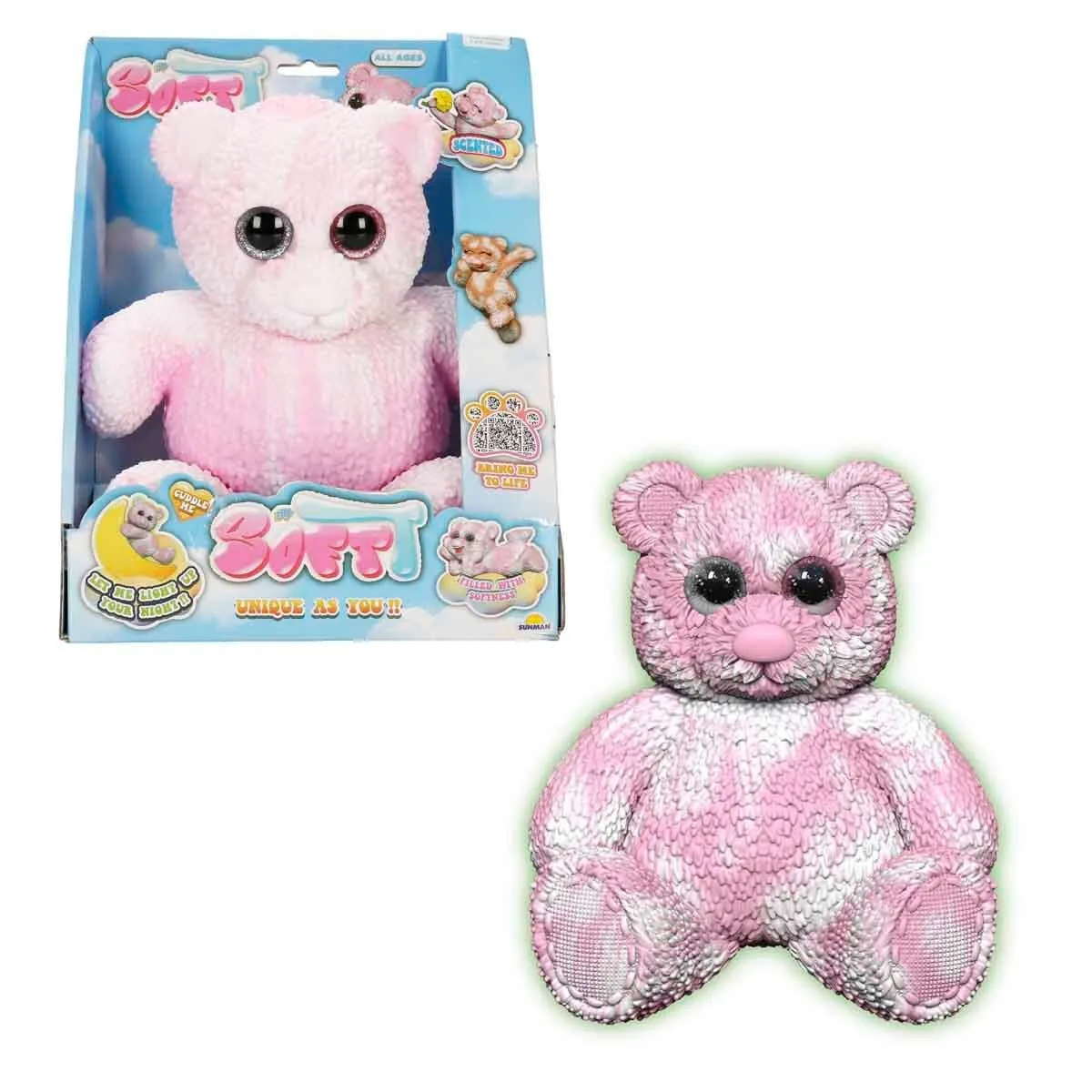Figür Softt Bear Deluxe Karanlıkta Parlayan — görsel 3