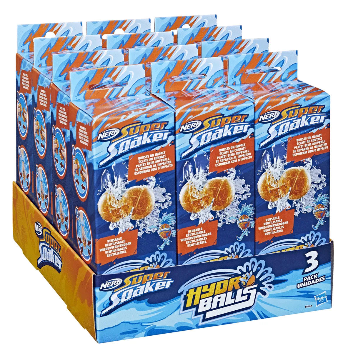 Nerf Super Soaker Hydro Balls 3lü +6 yaş — görsel 3