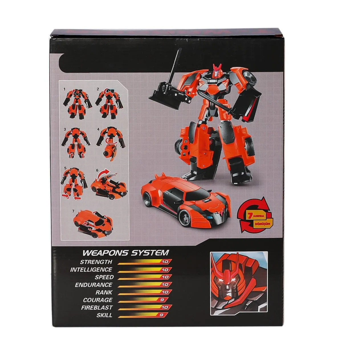 Metal Gövdeli Dönüşebilen Robot — görsel 2