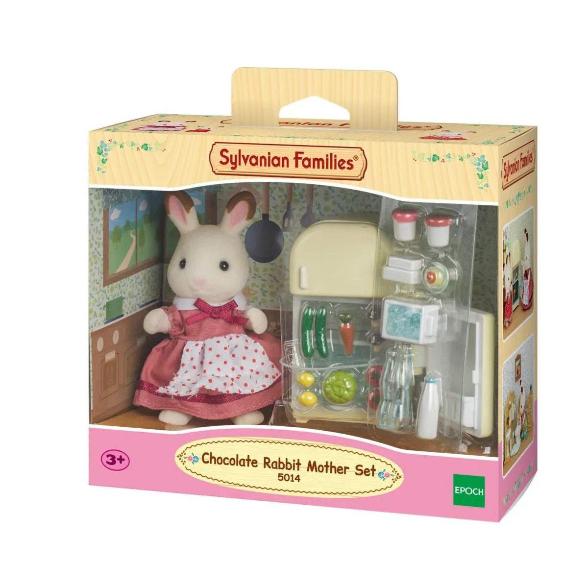 Sylvanian Families Çikolata Kulaklı Anne Buzdolabı Seti +3 yaş