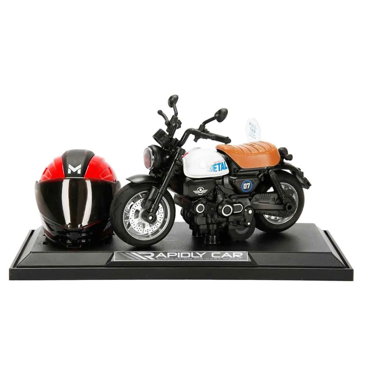Motosiklet 1 14 Honda Monkey Kasklı Figür Pb 3R Ses Işık — görsel 2