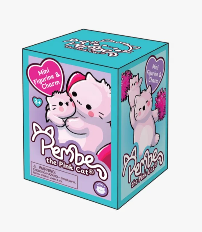 Pembe Blind Box Plastik Mini Figürler