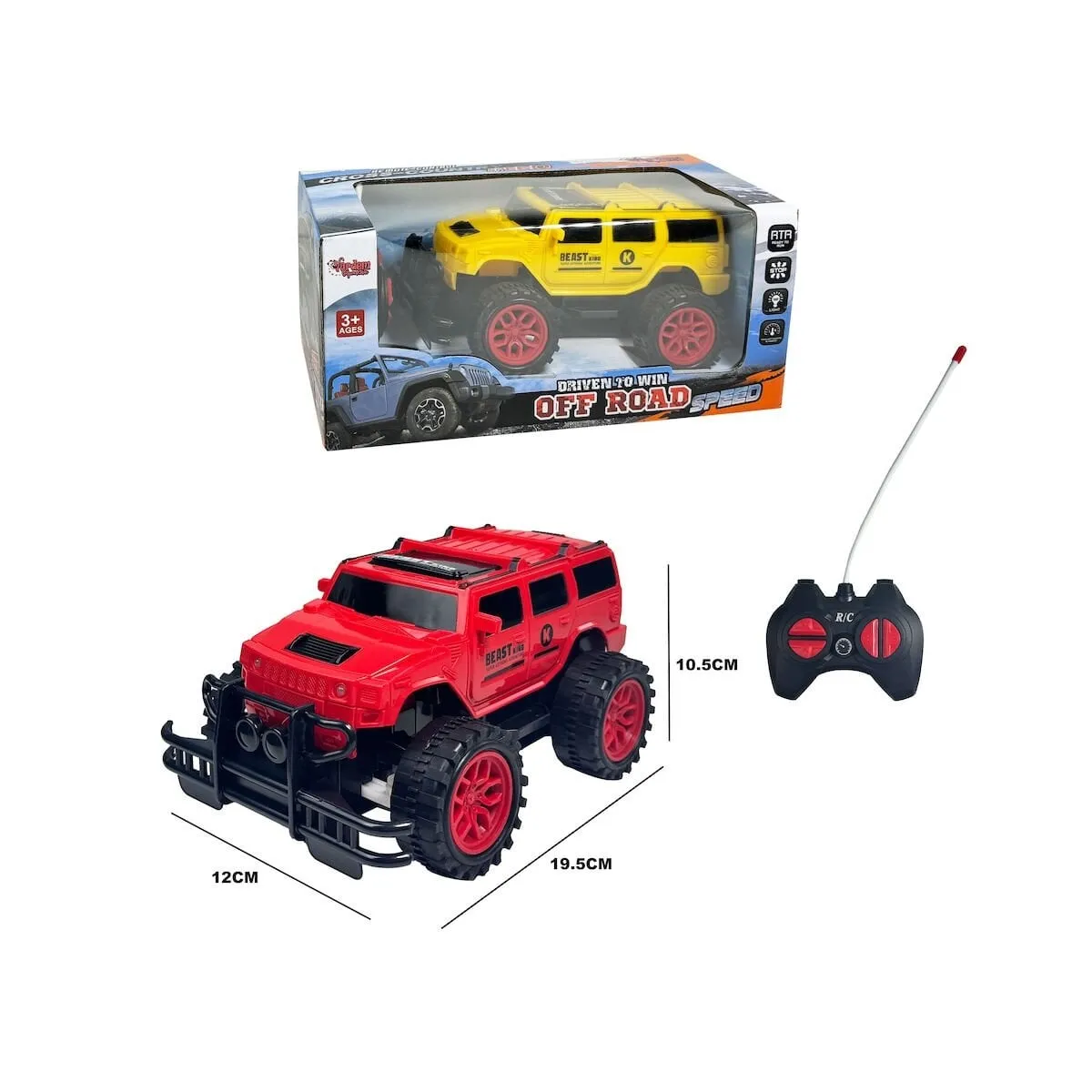 Vardem Uzaktan Kumandalı Işıklı Jeep Cross-Country 1:20 — görsel 3