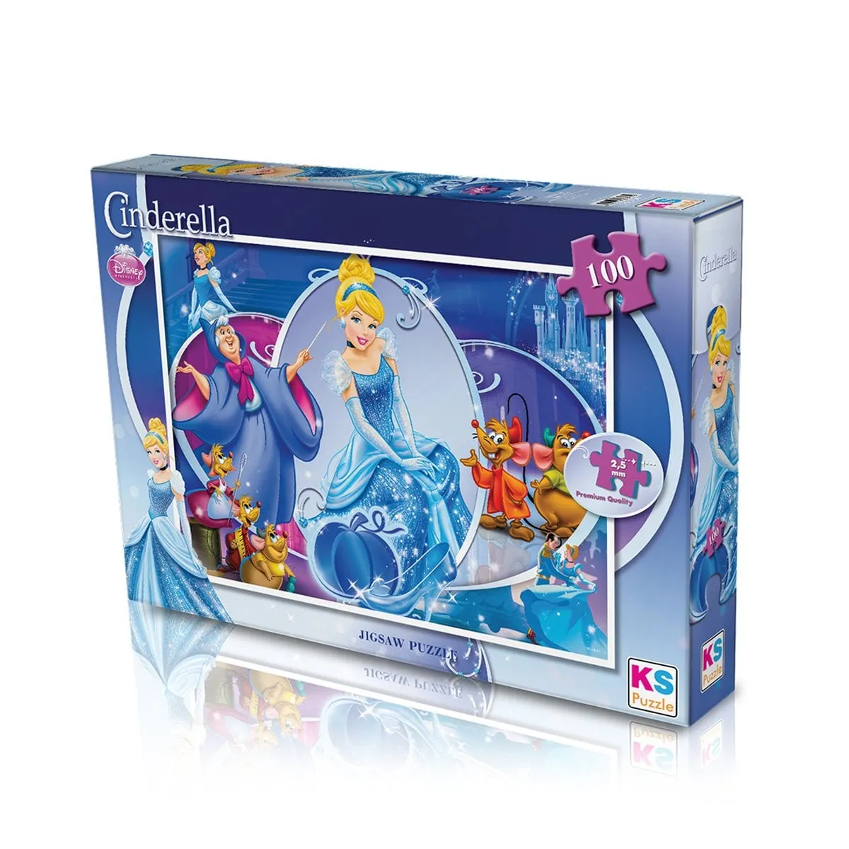 KS, Cinderella / 100 Parça Puzzle