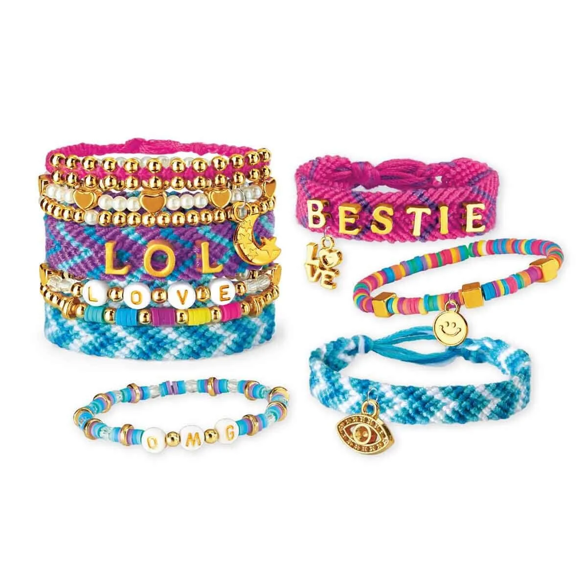 SUN-CZA-HOBİ SET SHIMMER N SPARKLE SPARKLING A TO Z FASHION BRACELETS — görsel 3