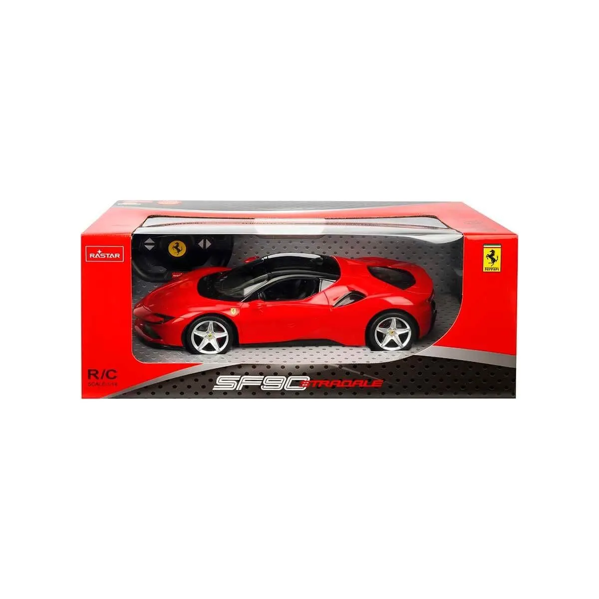 1:14 Ferrari SF90 Stradale Işıklı Uzaktan Kumandalı Araba 34 cm -Sunman