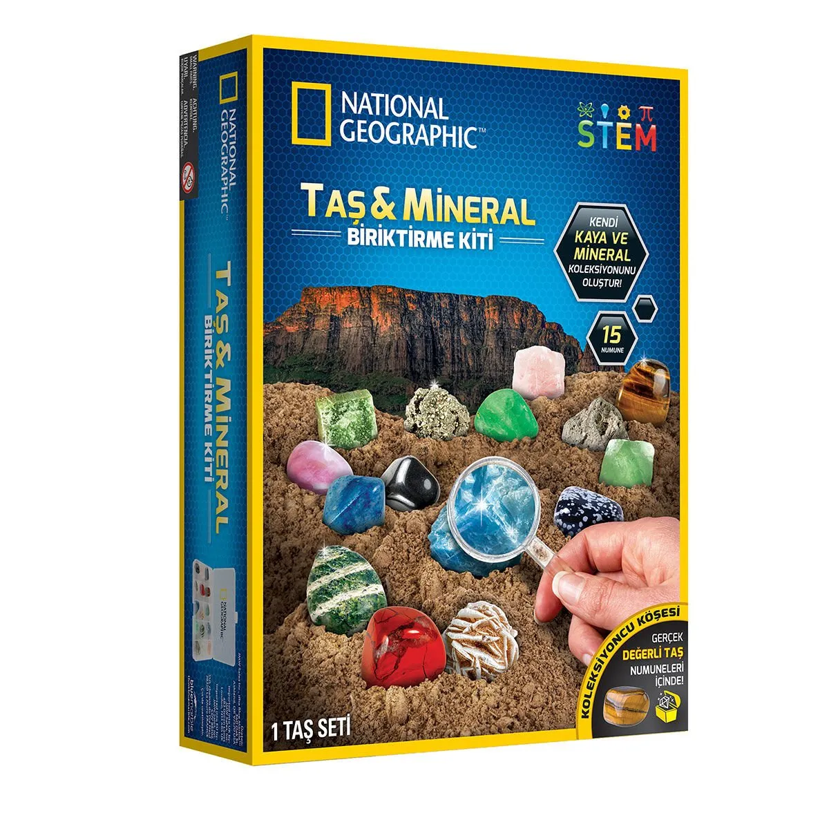 National Geographic Taş ve Mineral Biriktirme Kiti +8 Yaş