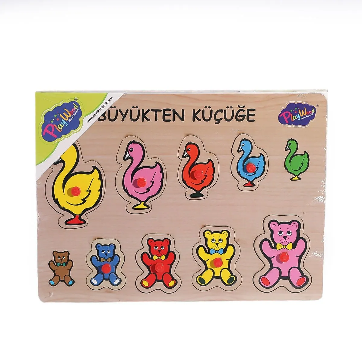 Ony Ahşap Tutmalı Büyükten Küçüğe Puzzle — görsel 2