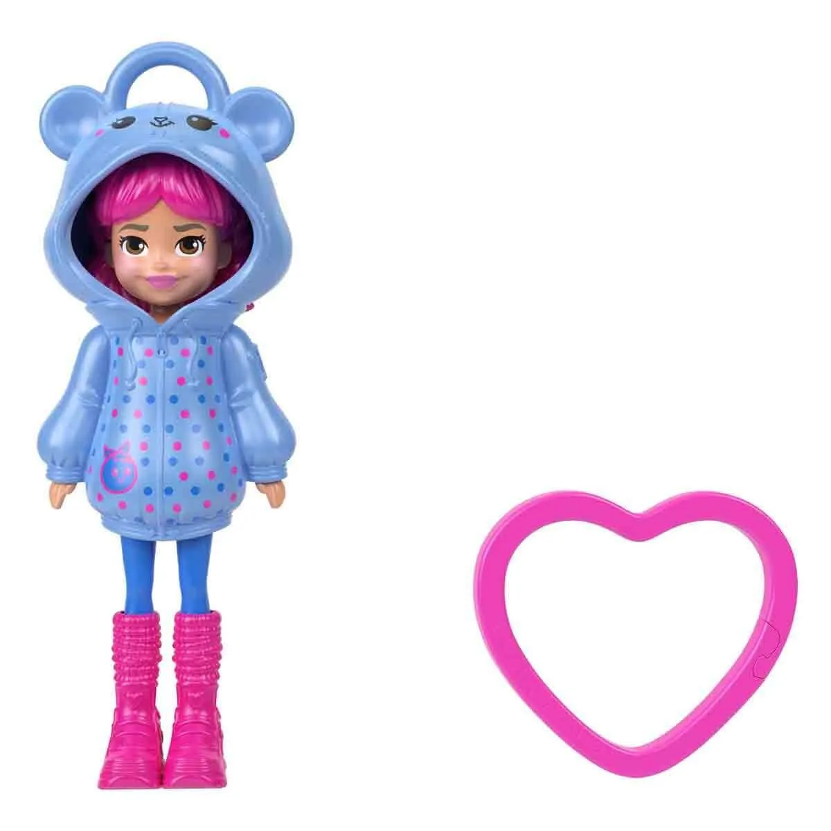 Polly Pocket Kapüşonlu Bebek Anahtarlık — görsel 2