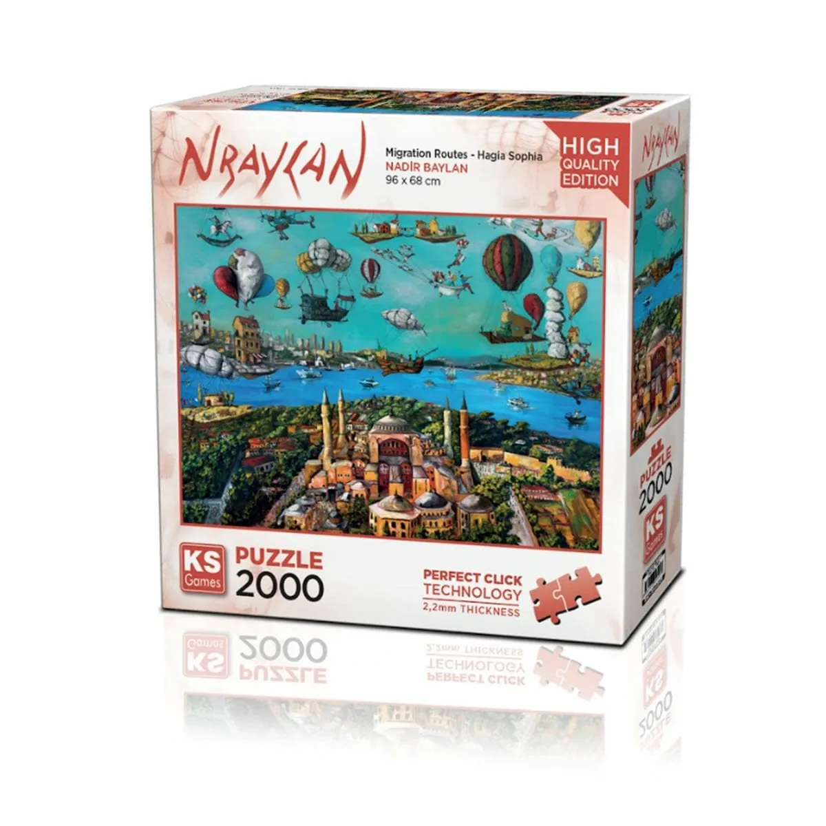Migration Routes Hagia Sophia 2000 Parça Puzzle -KS Puzzle