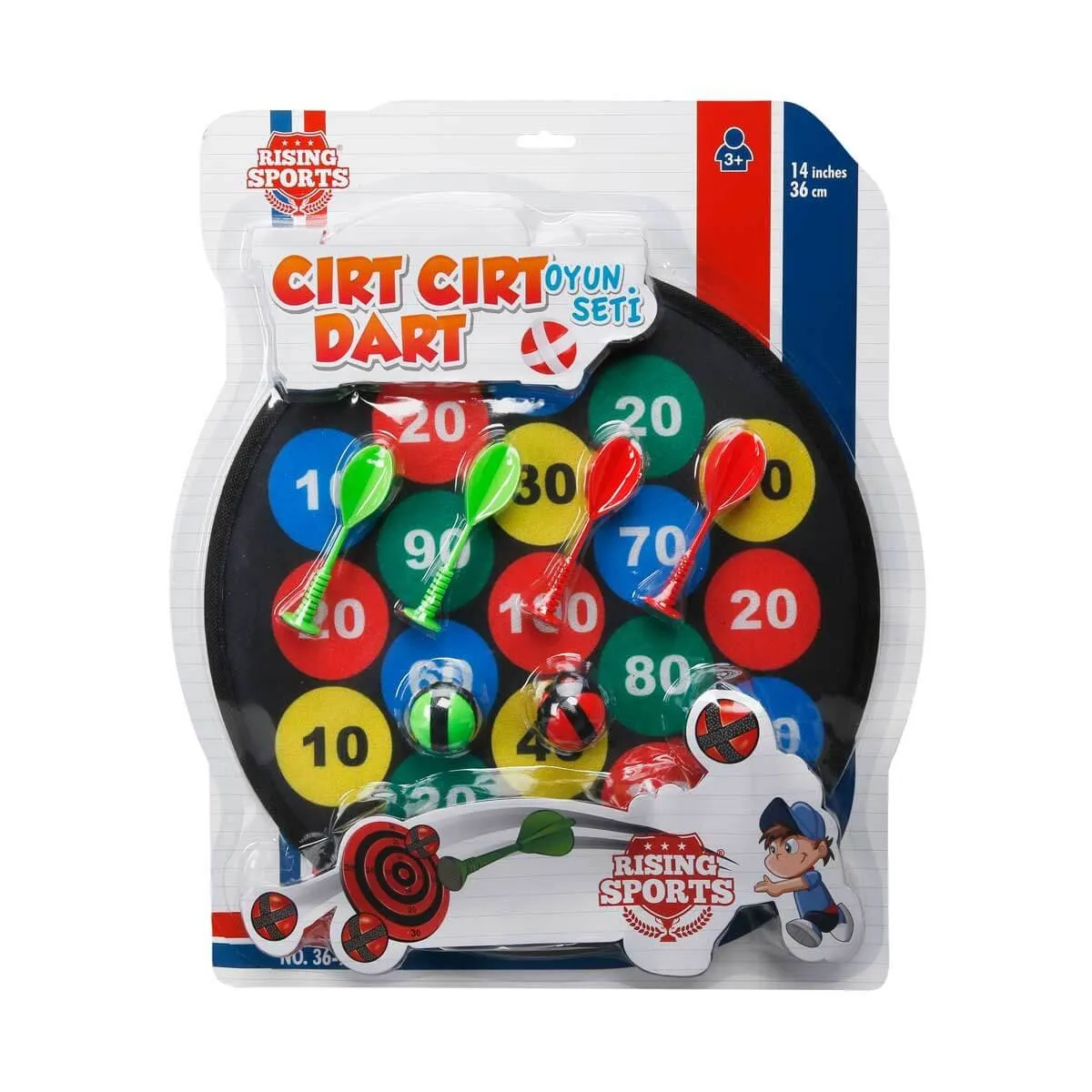 Cırt Cırt Dart - İğnesiz Dart Seti 36 cm — görsel 2