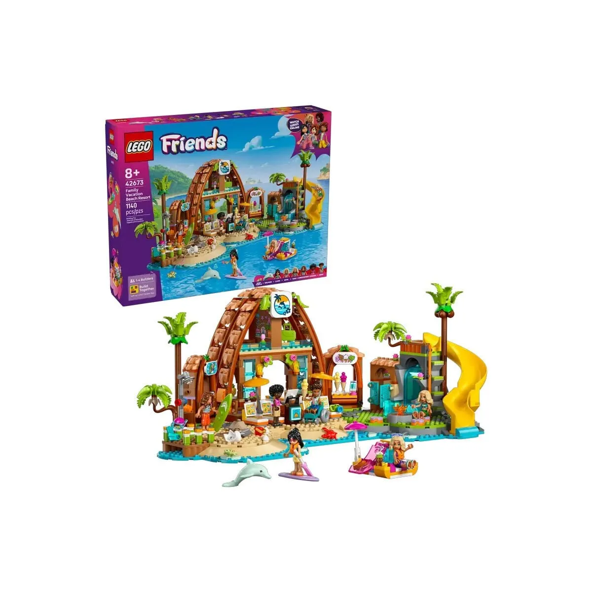 Lego Friends Tatil Köyü 1140 parça +8 yaş