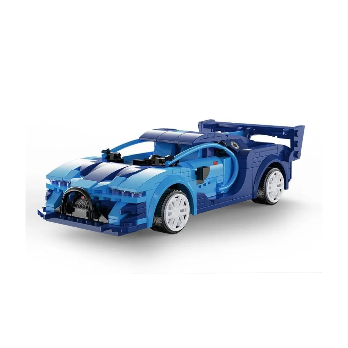 Cada Blue Race Car 325 Parça Block Oyuncak