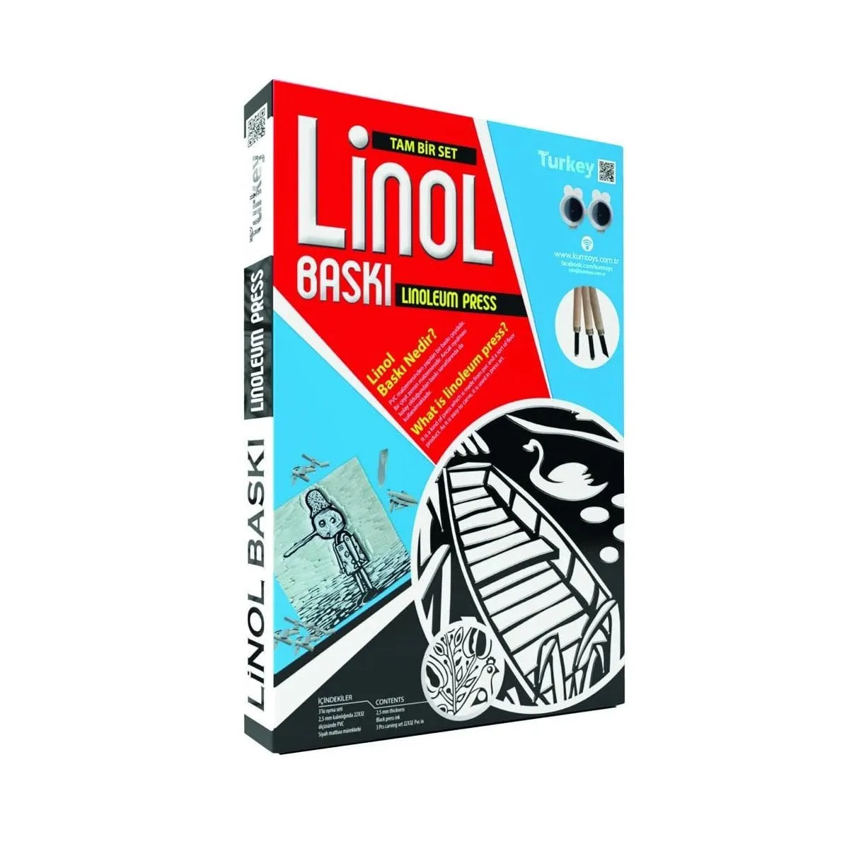 Linol Baskı Seti -Kumtoys