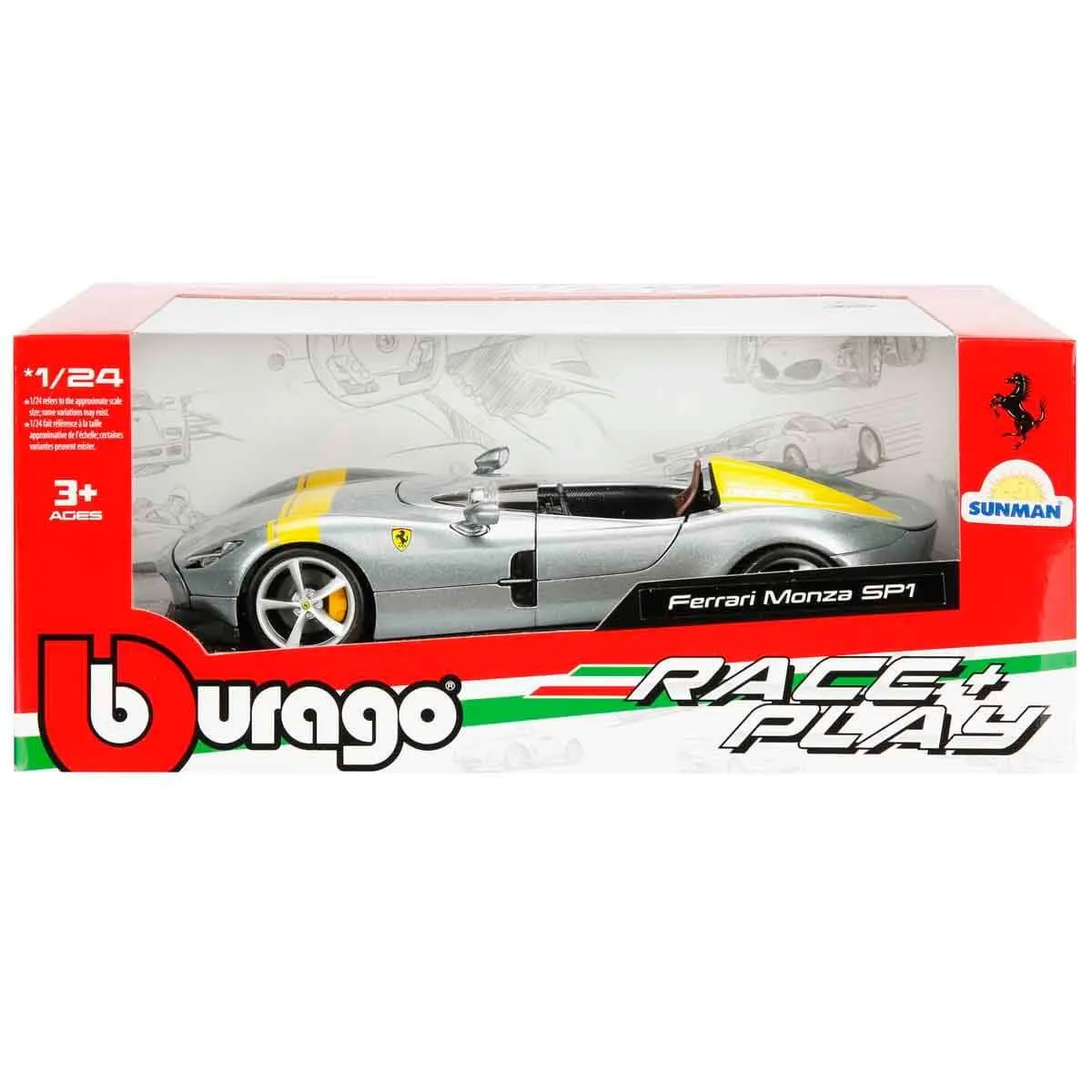 1:24 Ferrari Formula 1 Monza SP1 Model Araba -Sunman