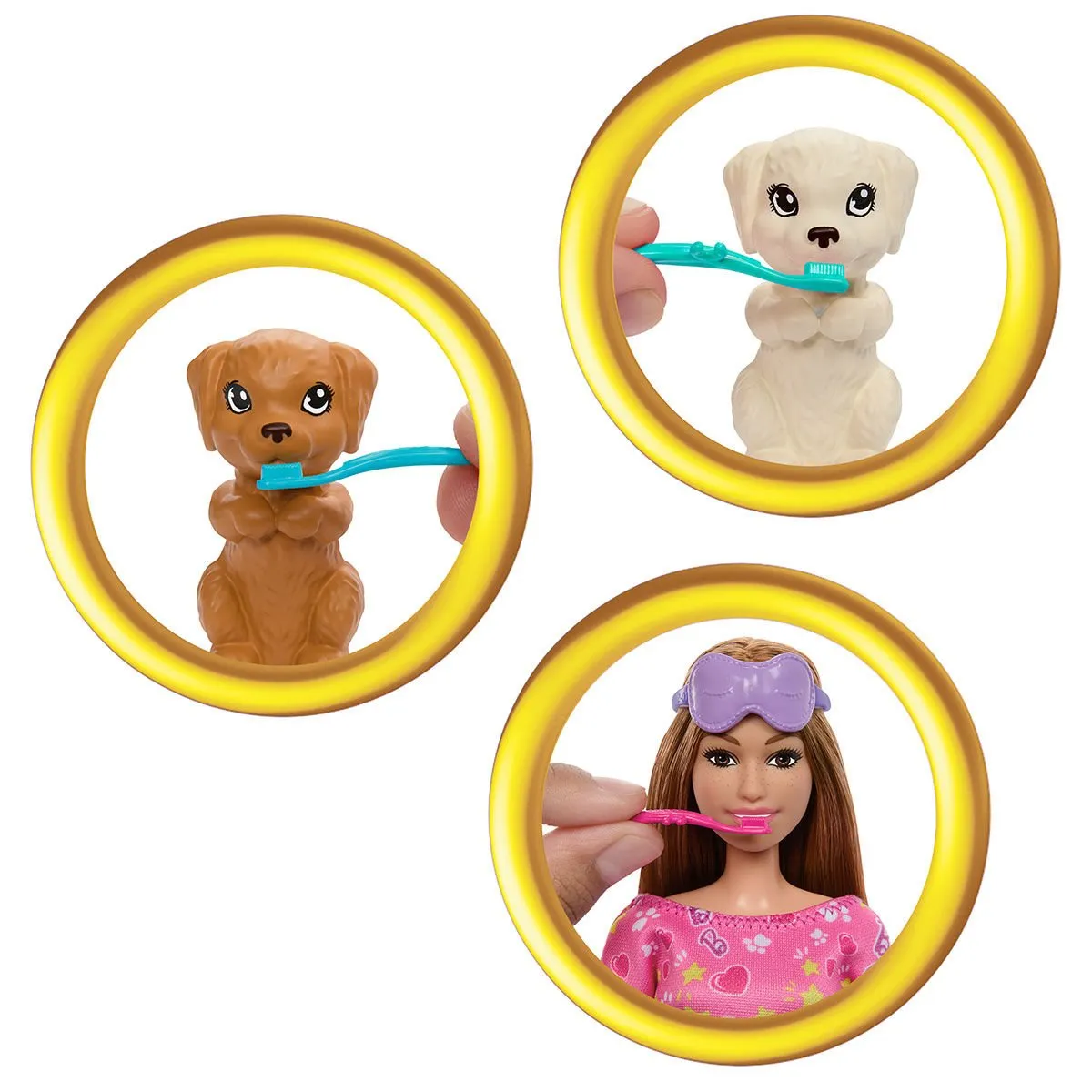 Barbie Pijama Partisi ve Köpekçikleri Oyun Seti — görsel 6