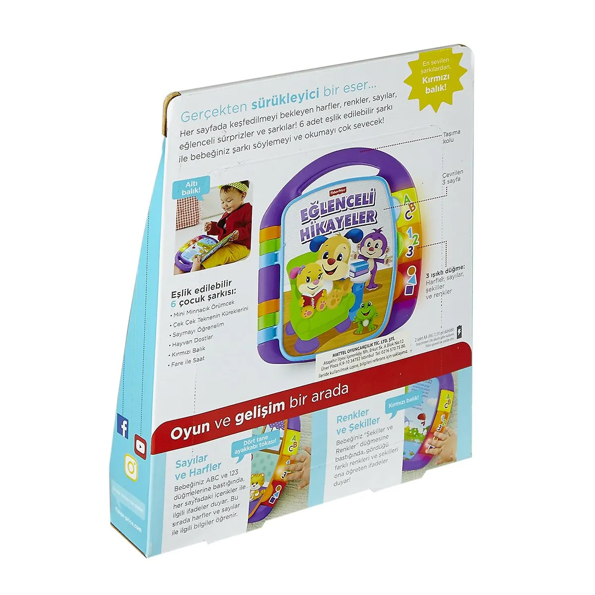 FRC73 Fisher-Price® Eğitici Hikaye Kitabı / Türkçe / Eğlen ve Öğren — görsel 6