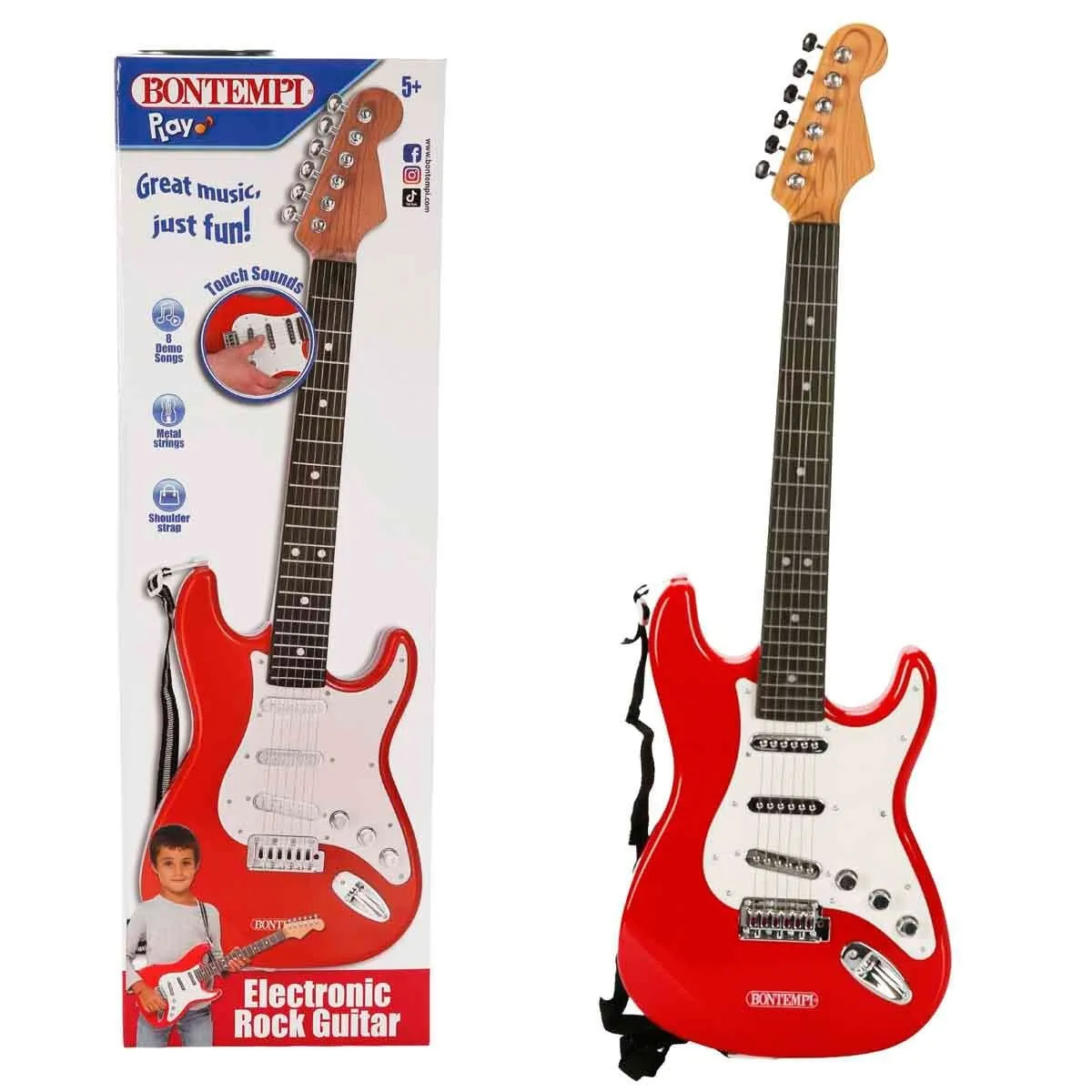 Gitar Elektronik Rock METAL-2 Tellii Tuşlu Bo