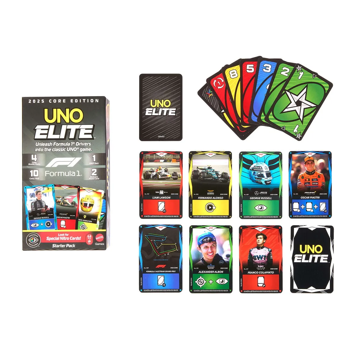 UNO Elite Formula 1 Kart Oyunu Başlangıç Paketi