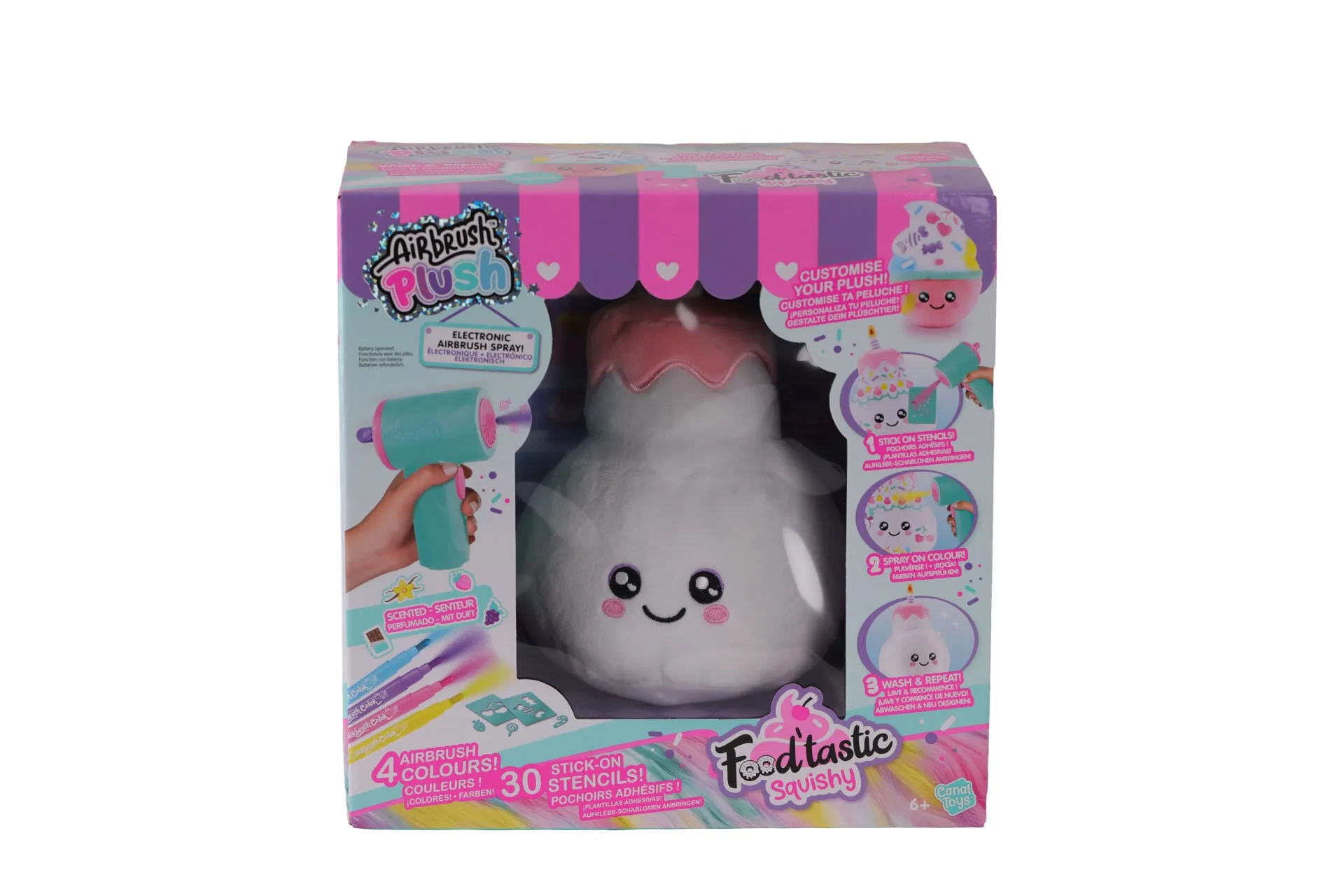 Food Tastic Squishy Airbrush Pelüş Hobi Seti
