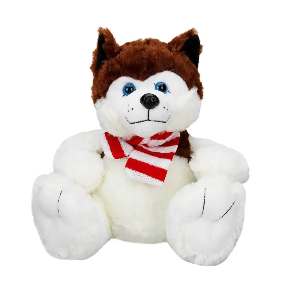 Oturan Husky Atkılı Köpek 30 cm — görsel 2