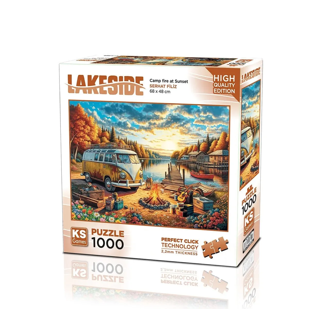 Puzzle 1000 Vos Vos Camp Fire St Sunset