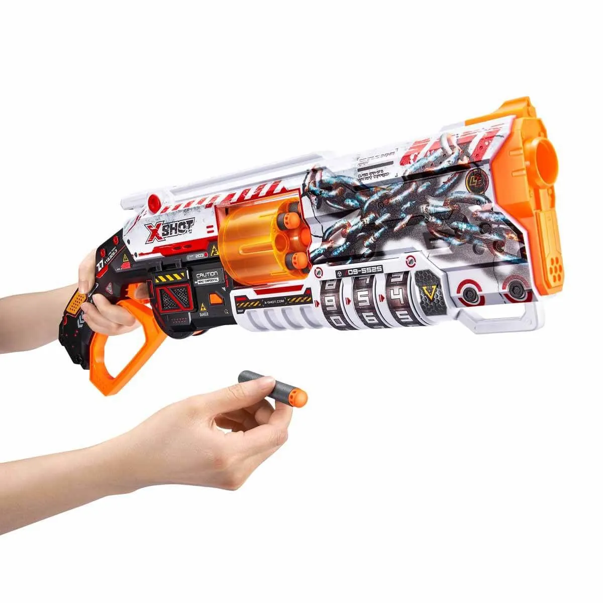 X-Shot Skins Lock Blaster 16 Mermili Sünger Dart Atan Silah 56 cm — görsel 3