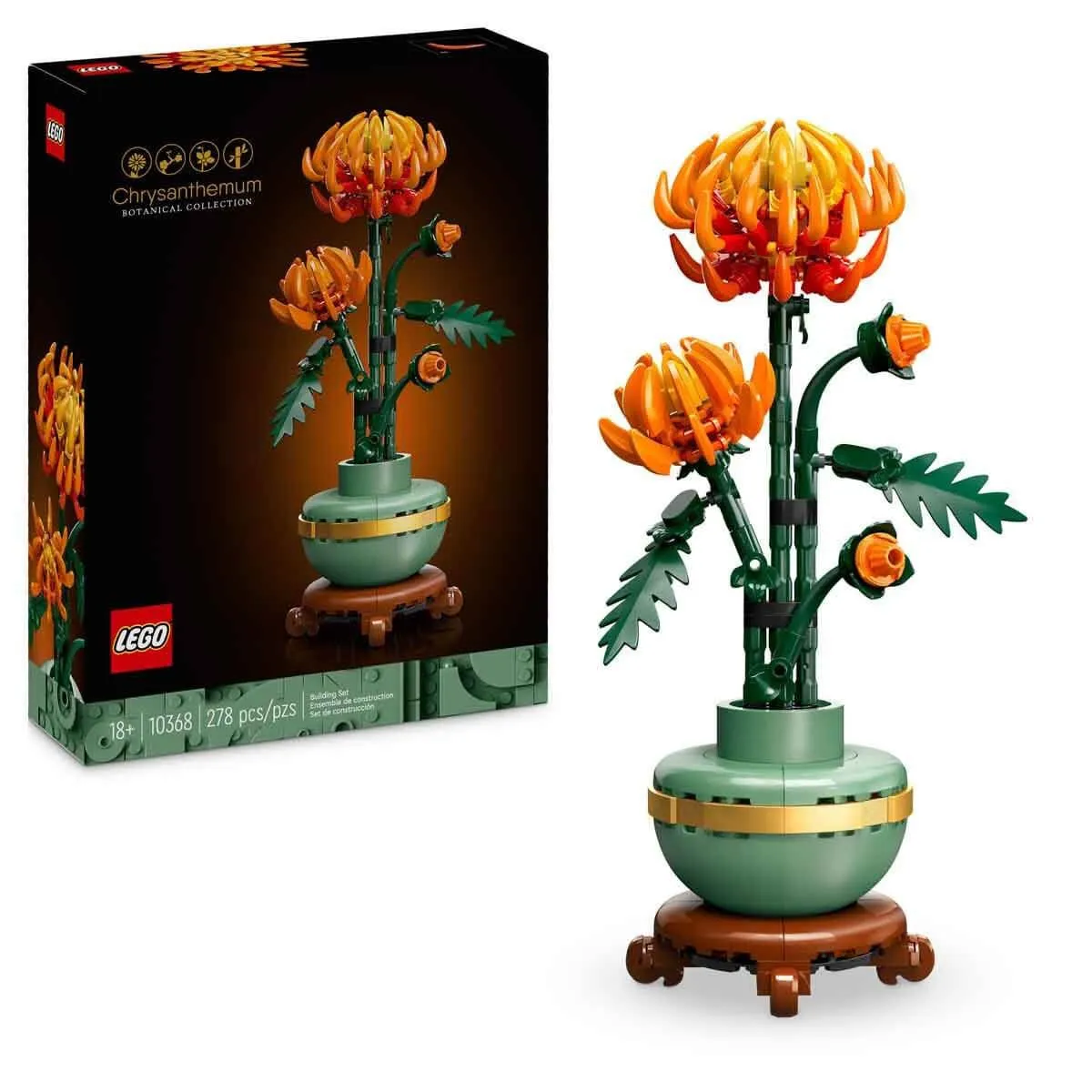 Lego Botanicals - Krizantem - Chrysanthemum 278 parça +18 yaş