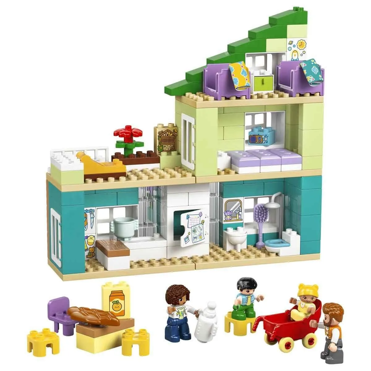 Lego Duplo 3ü1 arada Figürlü Modern Aile Evi 166 parça +2 yaş — görsel 2
