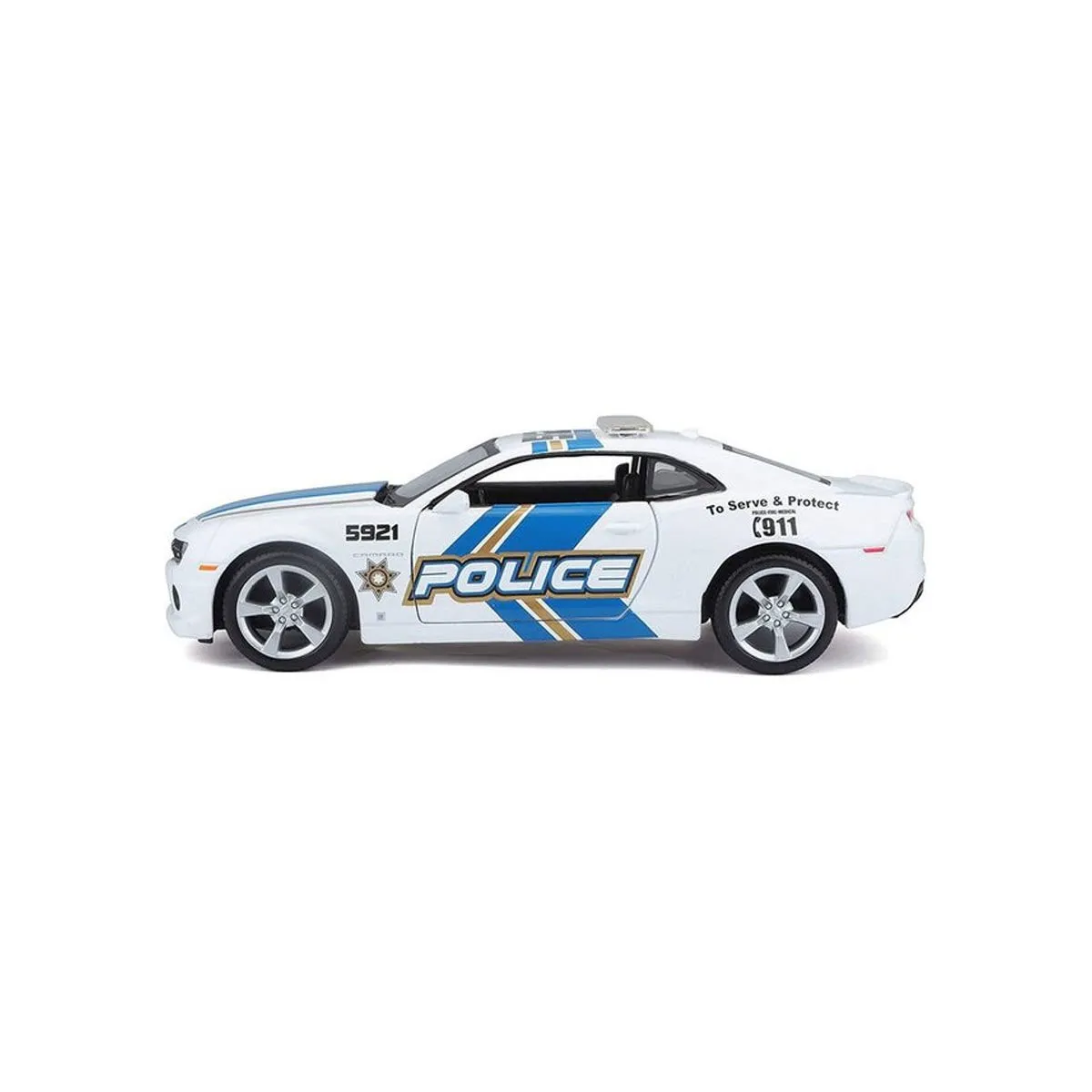 Maisto 1:24 2010 Model Chevrolet Camaro SS RS Police Model Araba -Necotoys — görsel 4