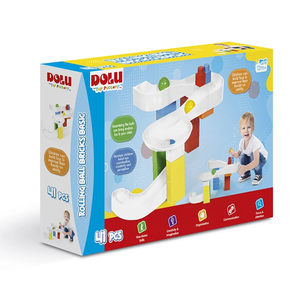 Eğitici Top Yuvarlama Blokları -Dolu Oyuncak
