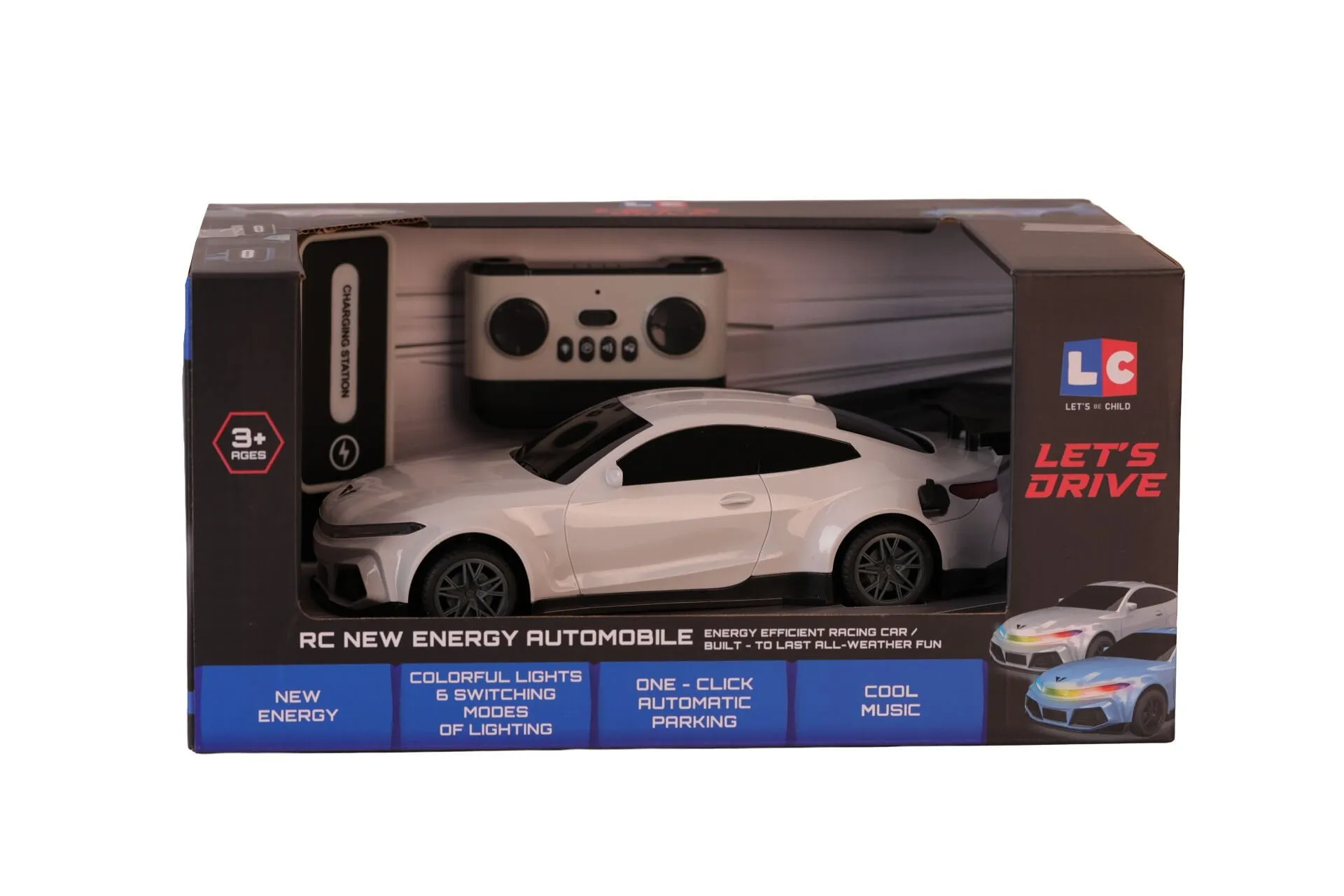 LC-31212 Lets Ride Uk 1 16 Renkli Işıklı Araba Şarj İstasyonlu
