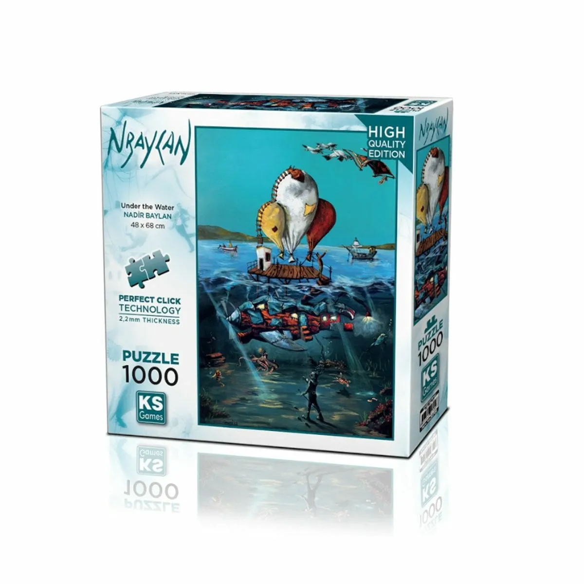Under The Water 1000 Parça Puzzle -KS Puzzle