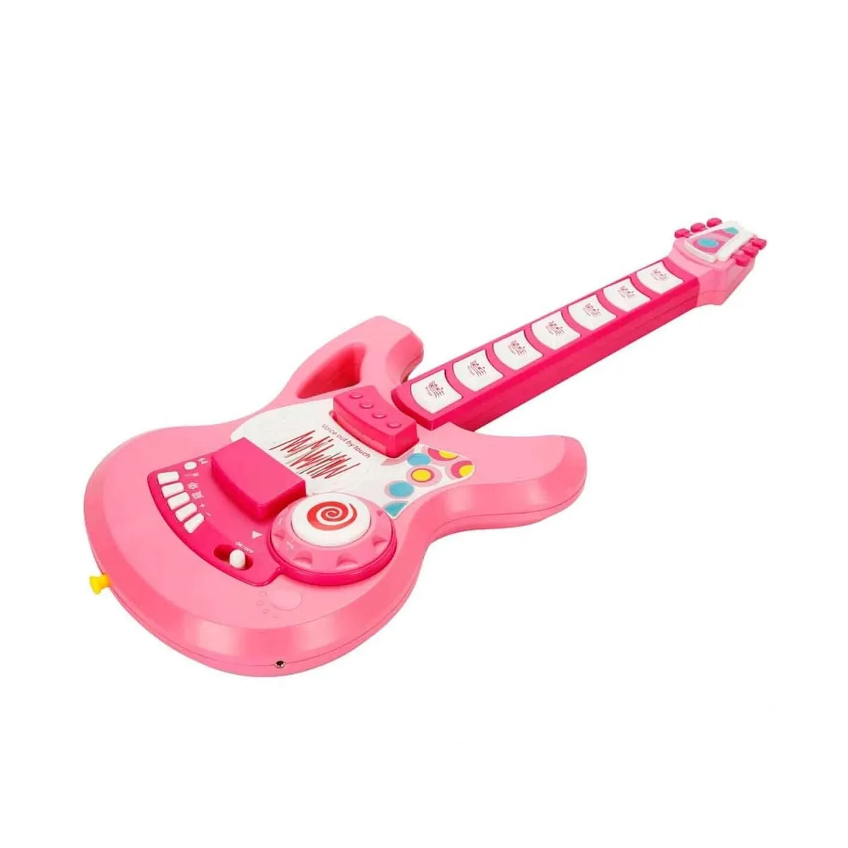 Sunman Fonksiyonlu Tuşlu Askılı Pembe Sesli Gitar — görsel 2