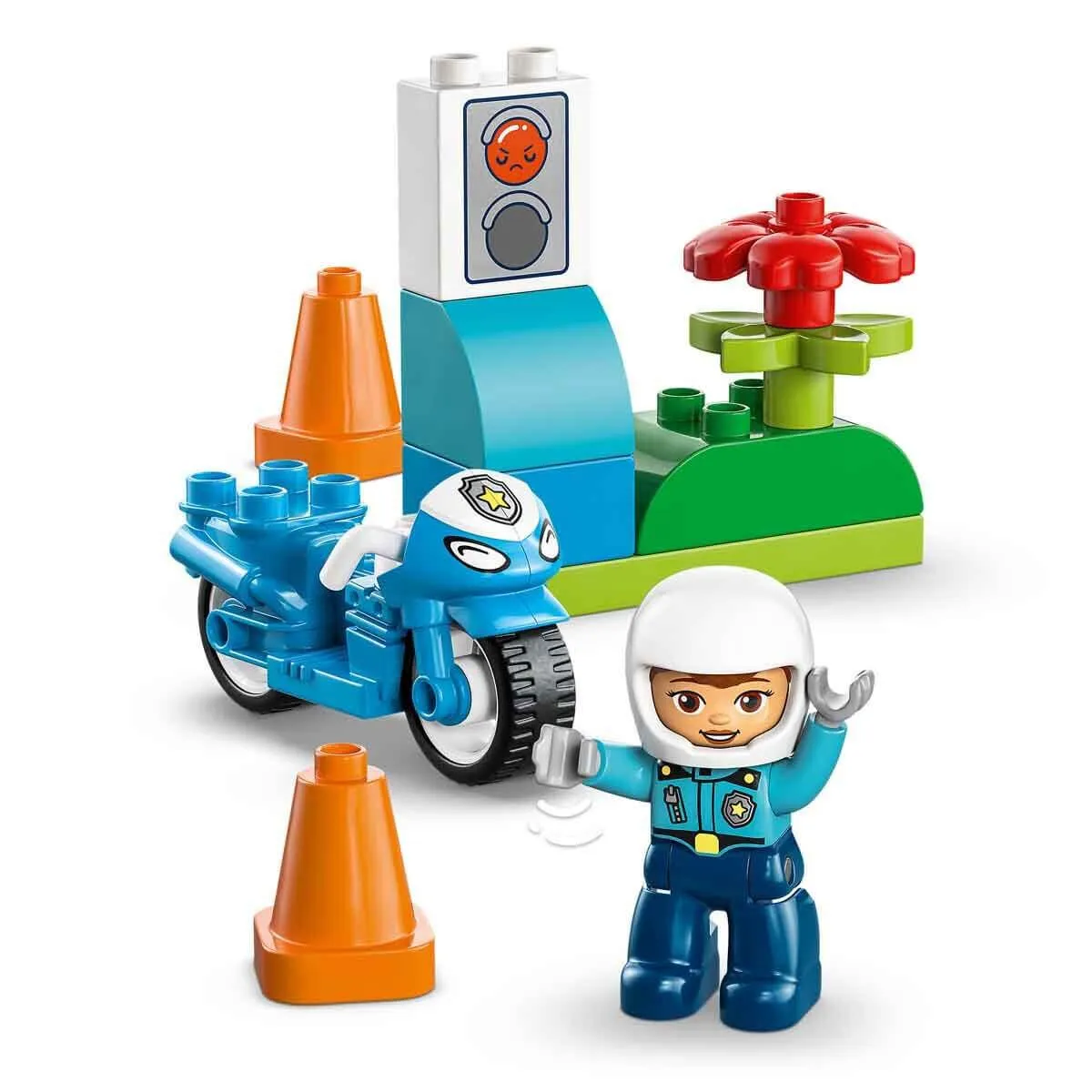 Lego Duplo Mavi Polis Motosikleti 11 parça +2 yaş — görsel 2