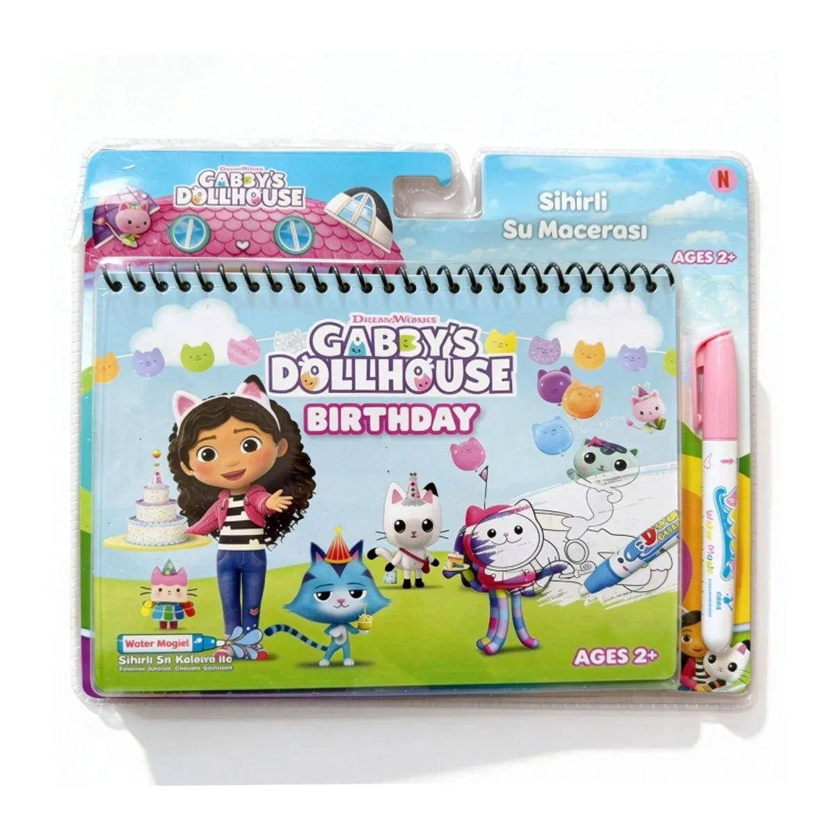 Gabby Dollhouse Lisanslı Boyama Kitabı