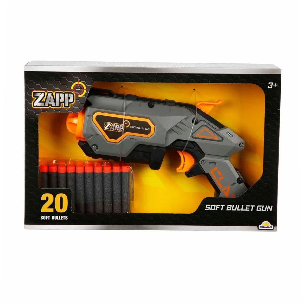 Zapp Toys 20 Mermili Sünger Dart Atan Silah 28 cm